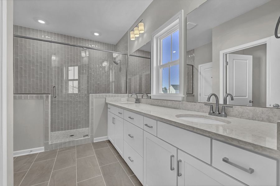 Furnished interior view inside a new home in Grand Park, Leland (Image 9).