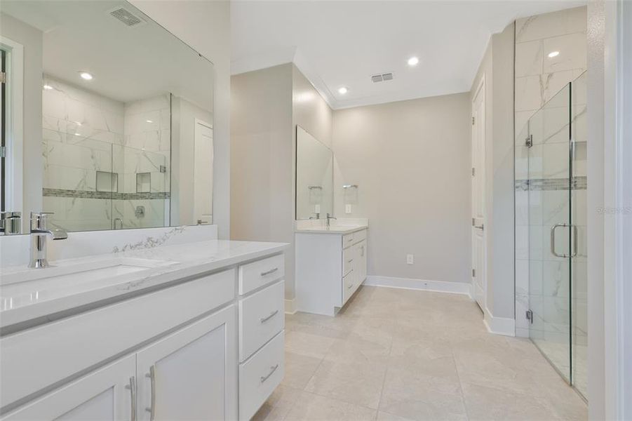 Furnished interior view inside a new home in , Parrish (Image 11).