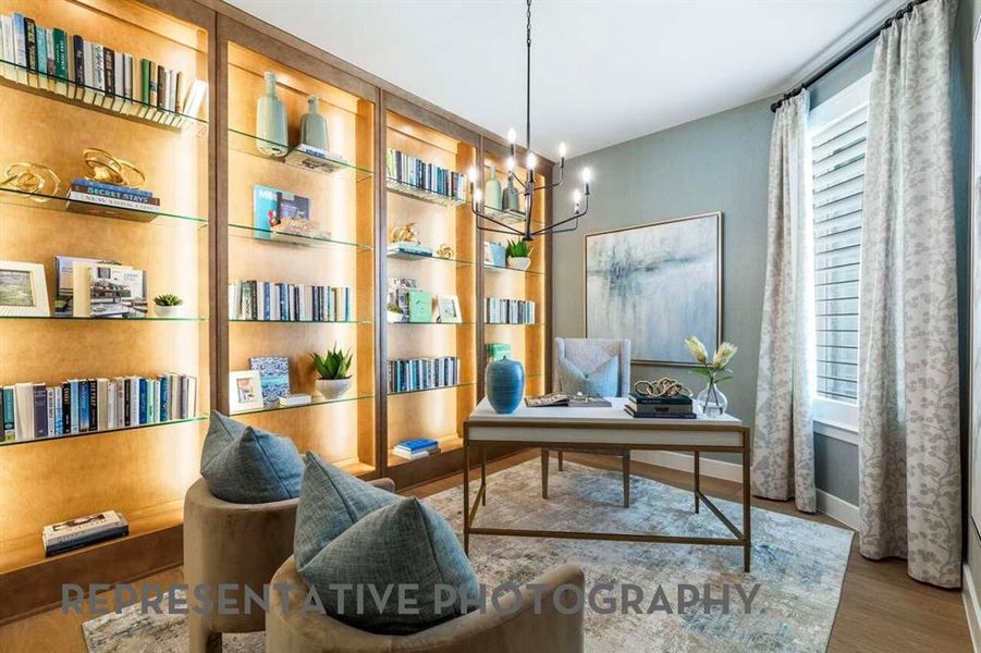 Furnished interior view inside a new home in Quail Hollow, Rockwall (Image 21).