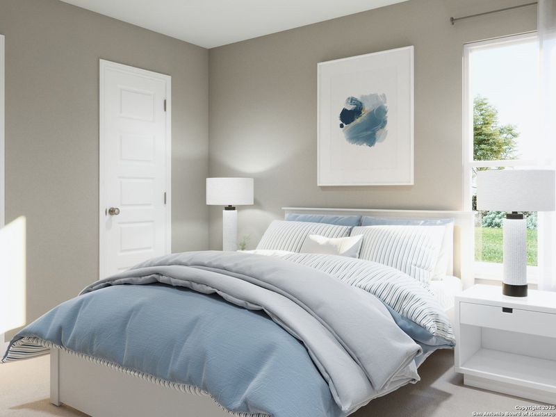 Furnished interior view inside a new home in Dauer Ranch, New Braunfels (Image 5). Furnished interior view inside a new home in Dauer Ranch, New Braunfels (Image 5).