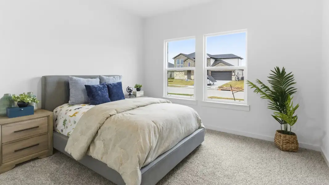 Furnished interior view inside a new home in August Trails, Needville (Image 13). Furnished interior view inside a new home in August Trails, Needville (Image 13).