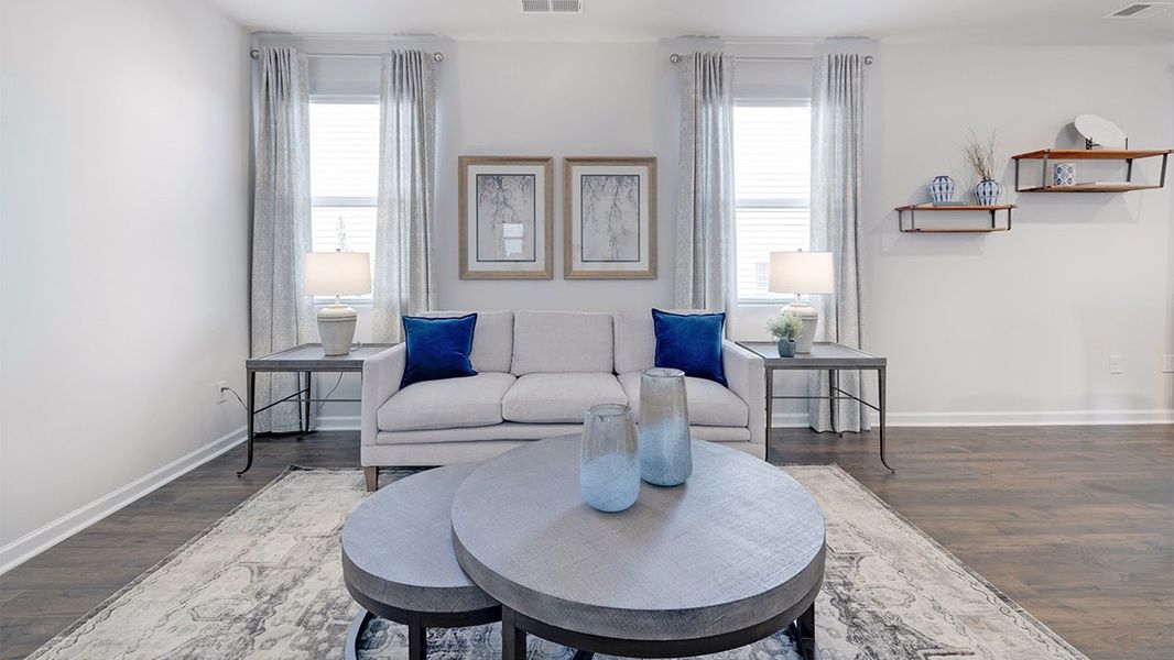 Representative furnished interior of a home built from the Burke by D.R. Horton in Estates at Deer Hollow, Grovetown (Image 15).