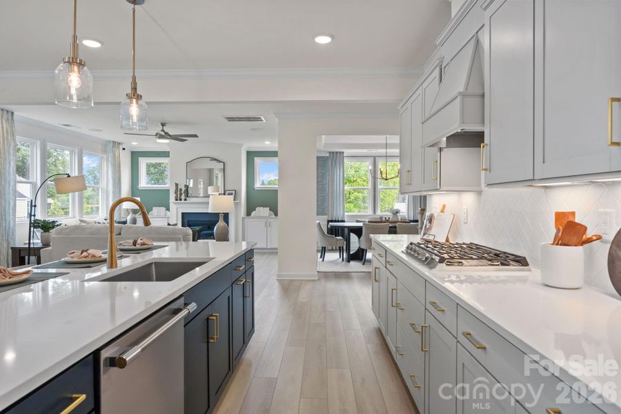Furnished interior view inside a new home in Windgate, Mooresville (Image 8).