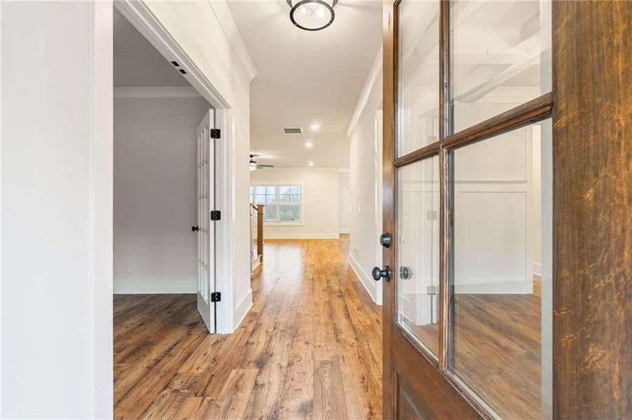 Spacious, unfurnished interior of a new home in Alcovy Station, Covington (Image 43).