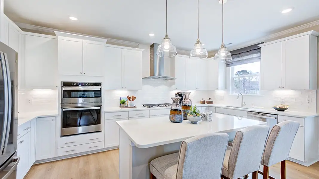 Furnished interior view inside a new home in Radford Glen, Wake Forest (Image 3).