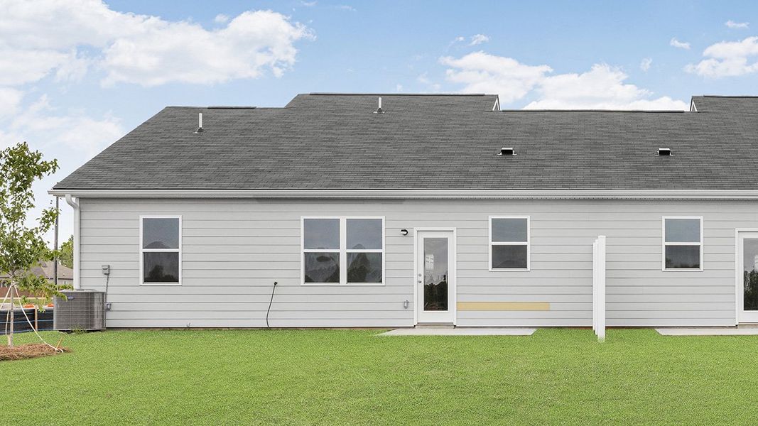 Exterior details and patio area of a home in Remington Chase, Perry (Image 3). Exterior details and patio area of a home in Remington Chase, Perry (Image 3).