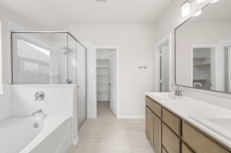 Furnished interior view inside a new home in Meadow Park at The Meadows, Ponder (Image 11).