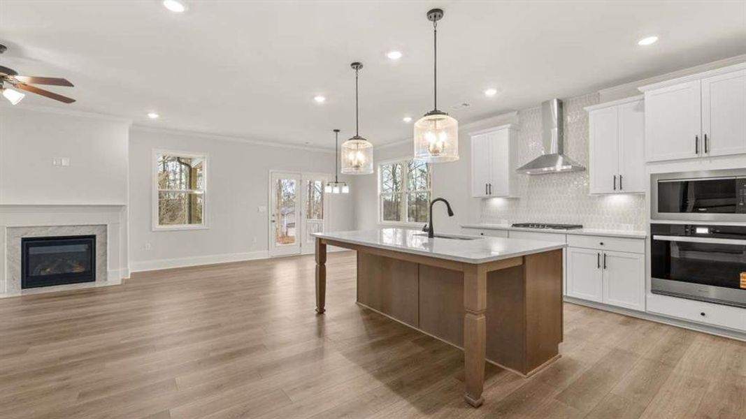 Furnished interior view inside a new home in Holland Estates, Powder Springs (Image 11).
