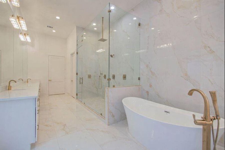 Furnished interior view inside a new home in , Houston (Image 19).