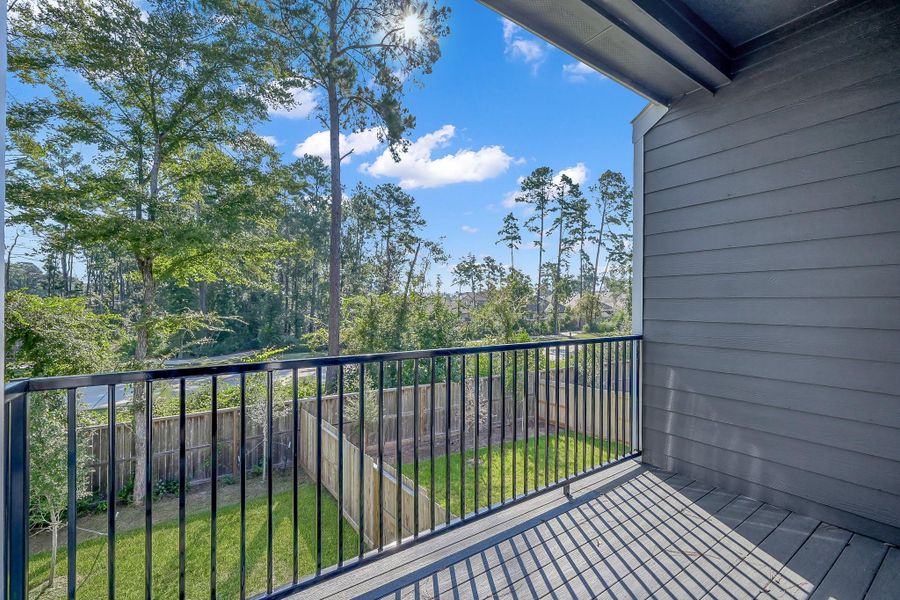 Exterior details and patio area of a home in The Woodland Hills 50', Willis (Image 16). Exterior details and patio area of a home in The Woodland Hills 50', Willis (Image 16).