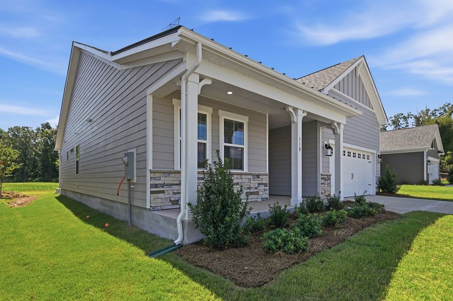 Exterior details and patio area of a home in Esplanade at Northgate, Indian Trail (Image 25). Exterior details and patio area of a home in Esplanade at Northgate, Indian Trail (Image 25).