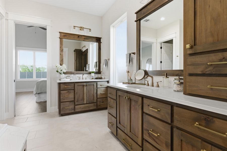 Furnished interior view inside a new home in Stella Ranch, Bryan (Image 38).