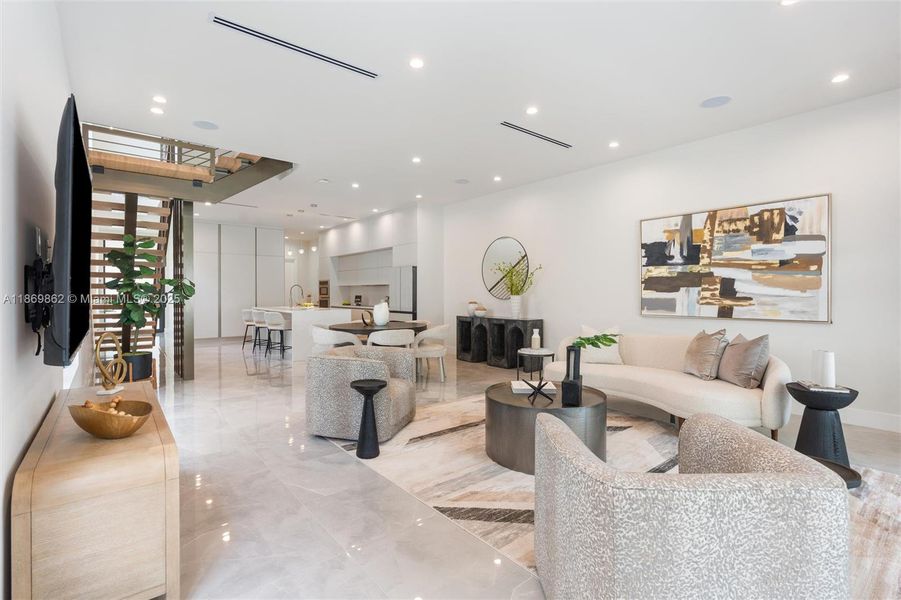 Furnished interior view inside a new home in , Fort Lauderdale (Image 11).