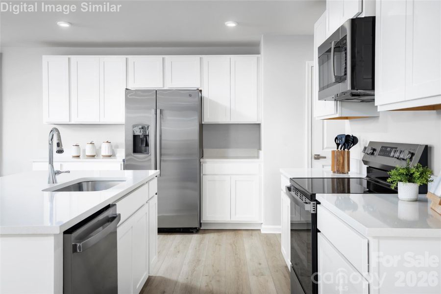 All appliances come included, with your choice of sleek black or modern stainless steel finishes—making it easy to style your kitchen exactly the way you want from day one.