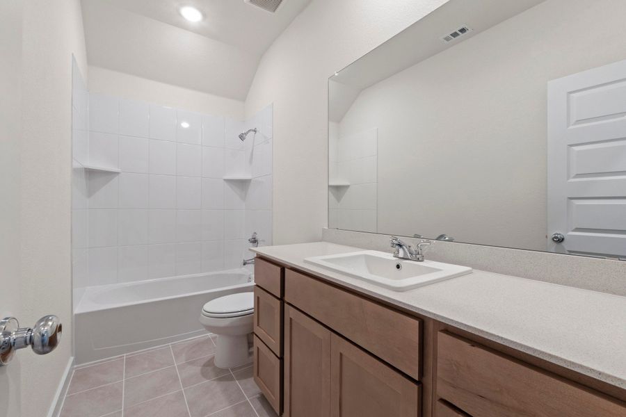 Bathroom in the Pearl home plan by Trophy Signature Homes – REPRESENTATIVE PHOTO Bathroom in the Pearl home plan by Trophy Signature Homes – REPRESENTATIVE PHOTO