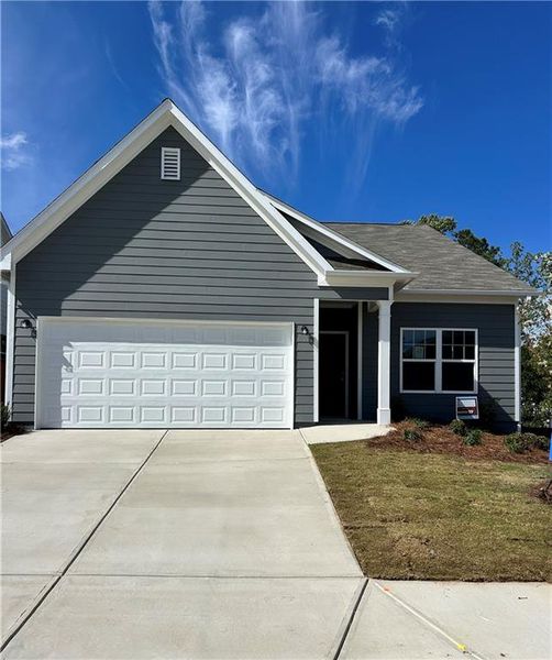 Front exterior of a new home in Villages at Cedar Hill, Dallas, GA, highlighting curb appeal (Image 1).