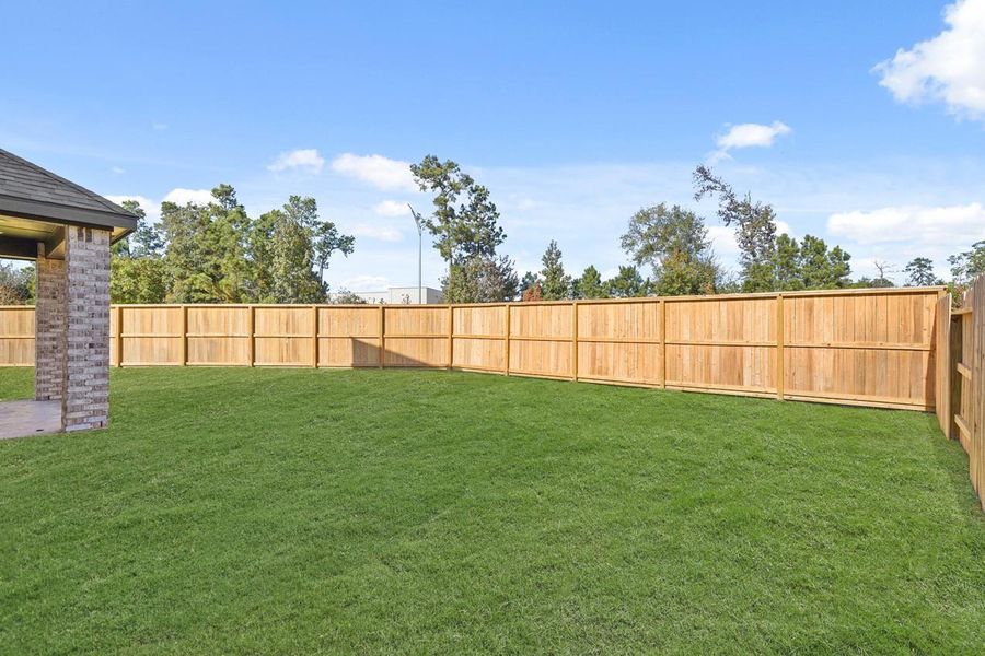 Exterior details and patio area of a home in Grand Central Park: 40ft. lots, Conroe (Image 9).