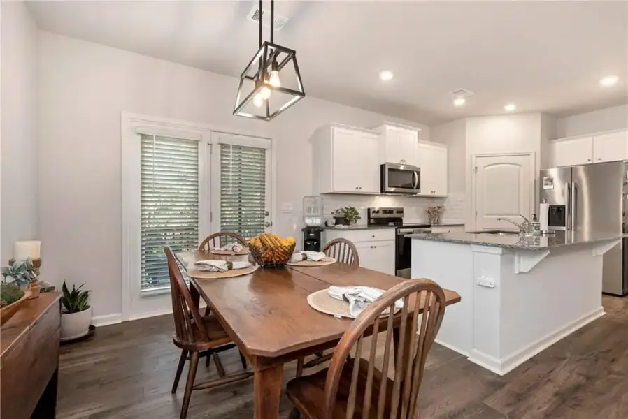 Furnished interior view inside a new home in , Dahlonega (Image 29).