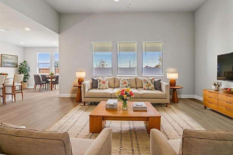 Furnished interior view inside a new home in Lakehaven - Premier Series, Farmersville (Image 5).