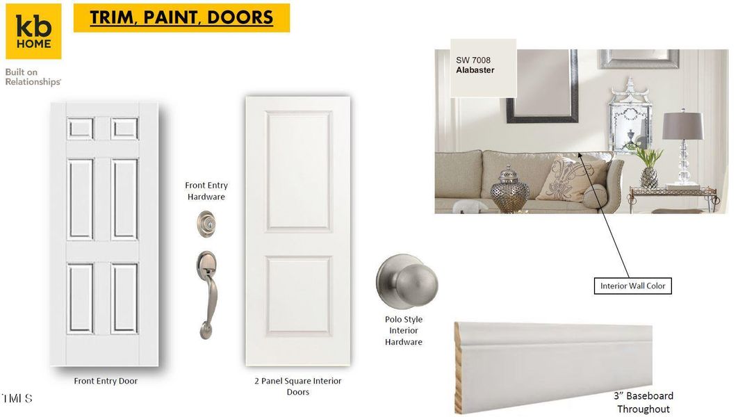 Trim, Doors, Paint Color Scheme