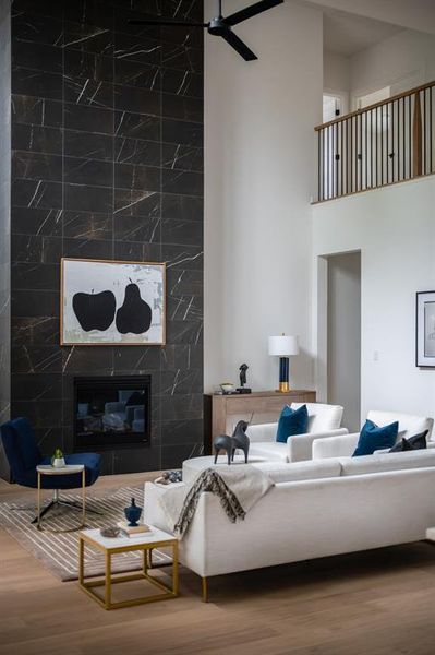 Furnished interior view inside a new home in , Dallas (Image 31).
