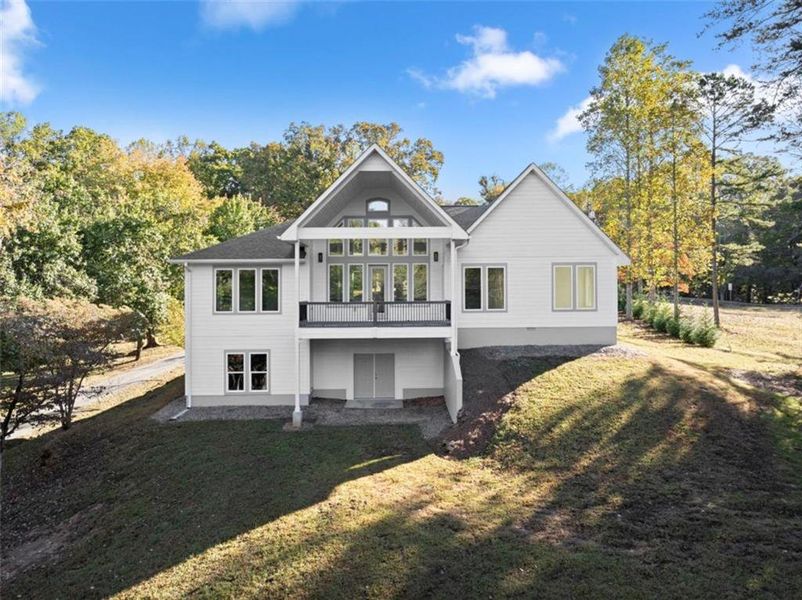 Front exterior of a new home in , Cleveland, GA, highlighting curb appeal (Image 27).