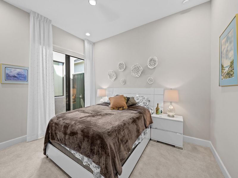 Furnished interior view inside a new home in , Boynton Beach (Image 22).