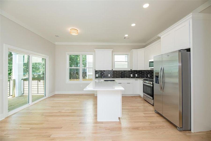 Furnished interior view inside a new home in , Atlanta (Image 9). Furnished interior view inside a new home in , Atlanta (Image 9).