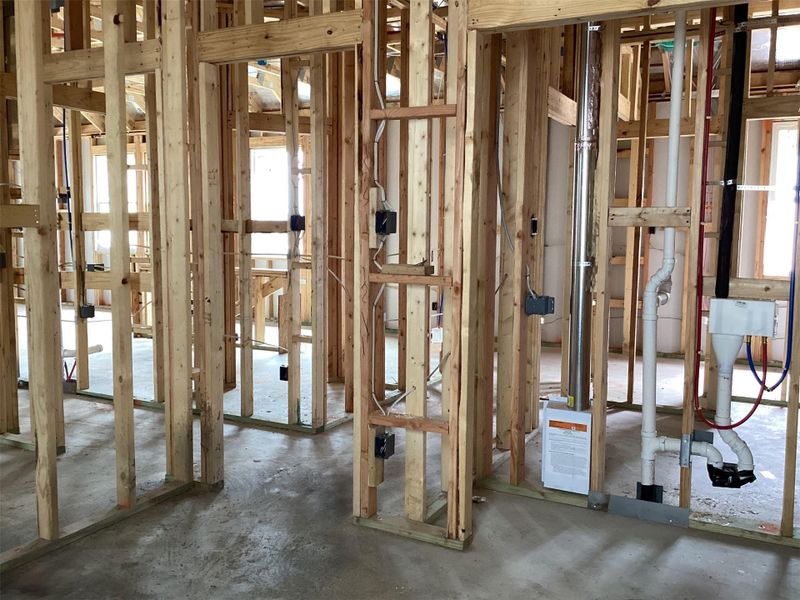 In-progress construction of a new home in Lariat, Liberty Hill, TX (Image 19).