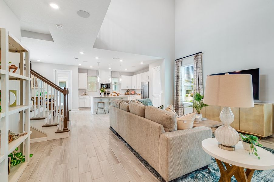 Furnished interior view inside a new home in The Waters at Center Lake Ranch, St. Cloud (Image 18).