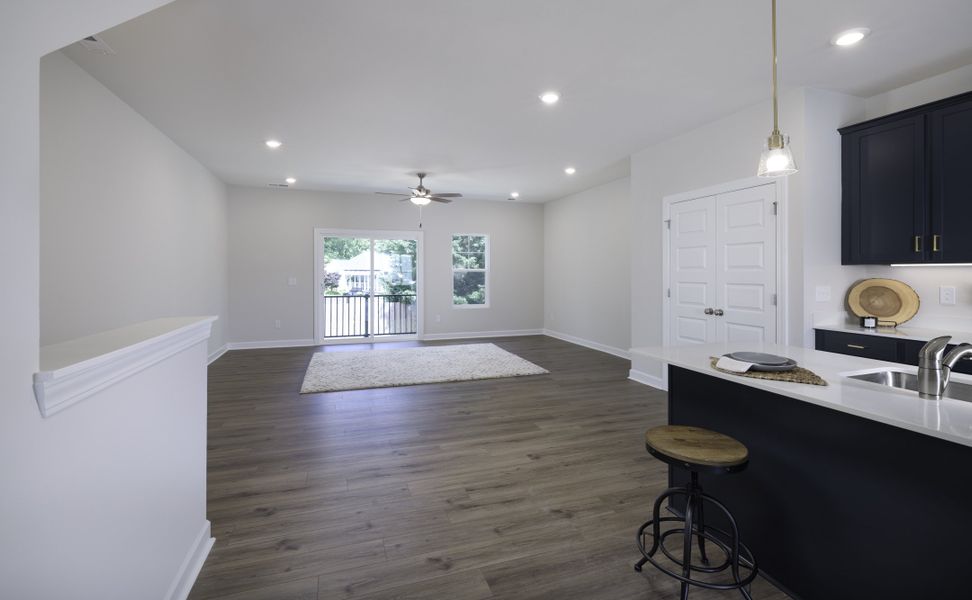Representative furnished interior of a home built from the The Beckett by Cothran Homes in Holly View, Greenville (Image 10). Representative furnished interior of a home built from the The Beckett by Cothran Homes in Holly View, Greenville (Image 10).