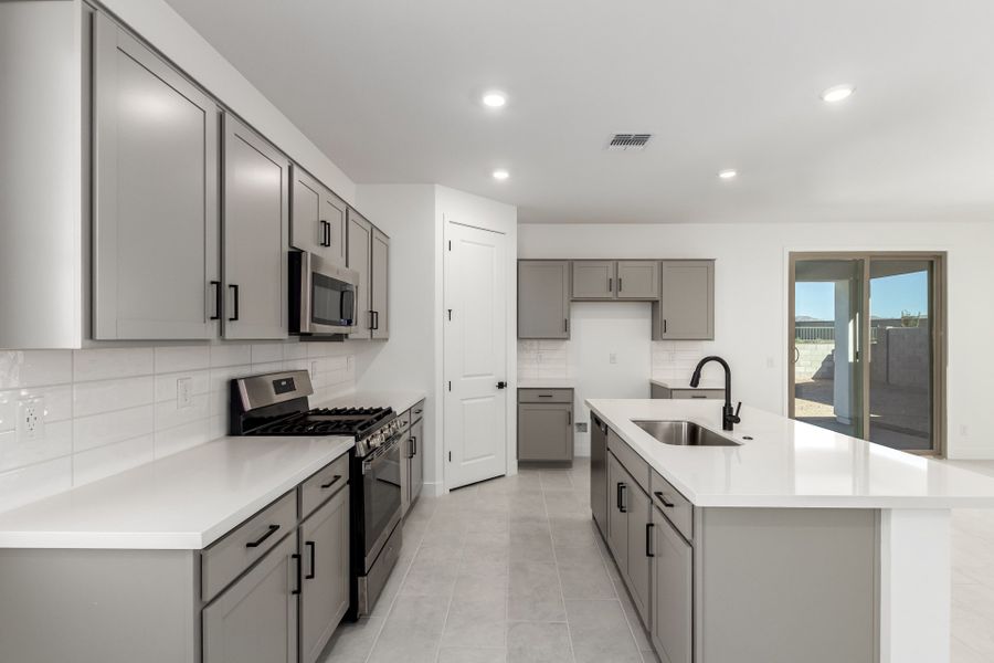 Furnished interior view inside a new home in Teravalis, Buckeye (Image 5).