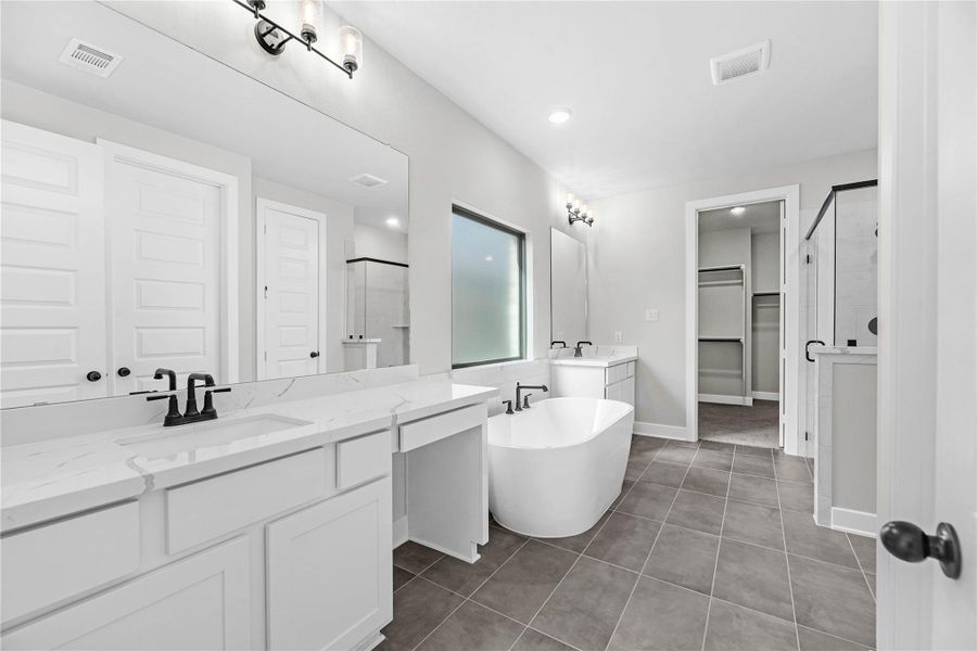 Furnished interior view inside a new home in , Fulshear (Image 6).