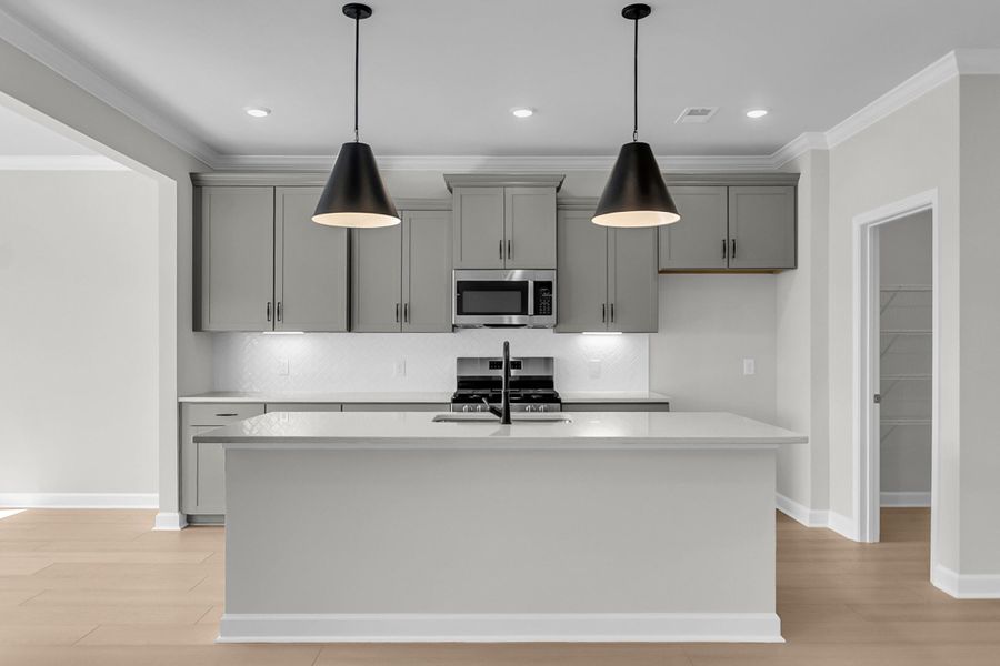Furnished interior view inside a new home in , Summerville (Image 5).