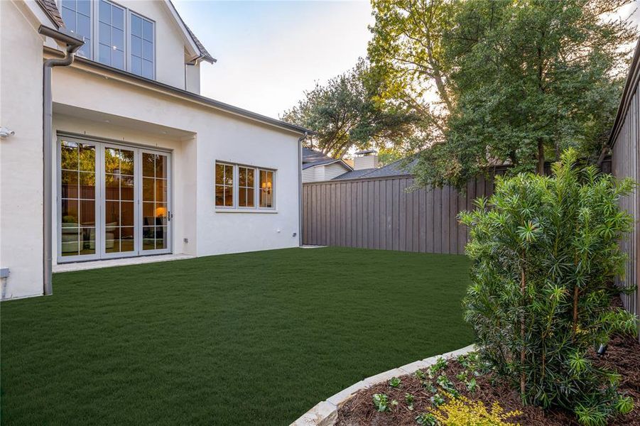 Exterior details and patio area of a home in , University Park (Image 2). Exterior details and patio area of a home in , University Park (Image 2).