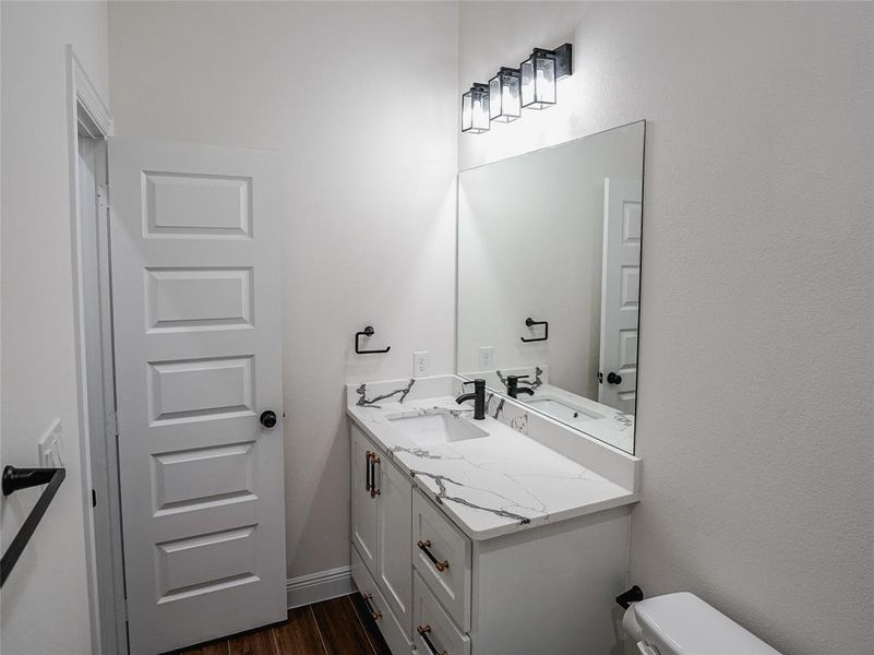 Furnished interior view inside a new home in , Dallas (Image 5).