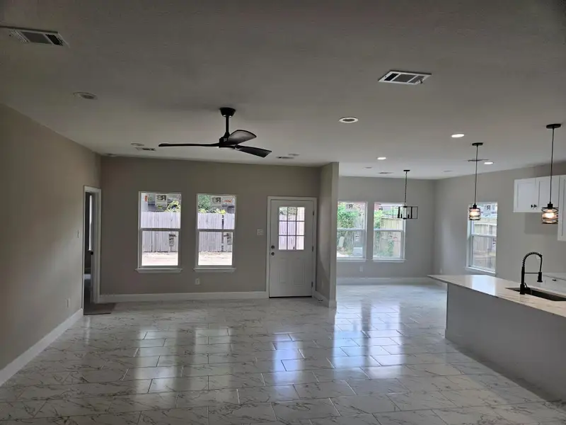 Spacious, unfurnished interior of a new home in , Humble (Image 9). Spacious, unfurnished interior of a new home in , Humble (Image 9).