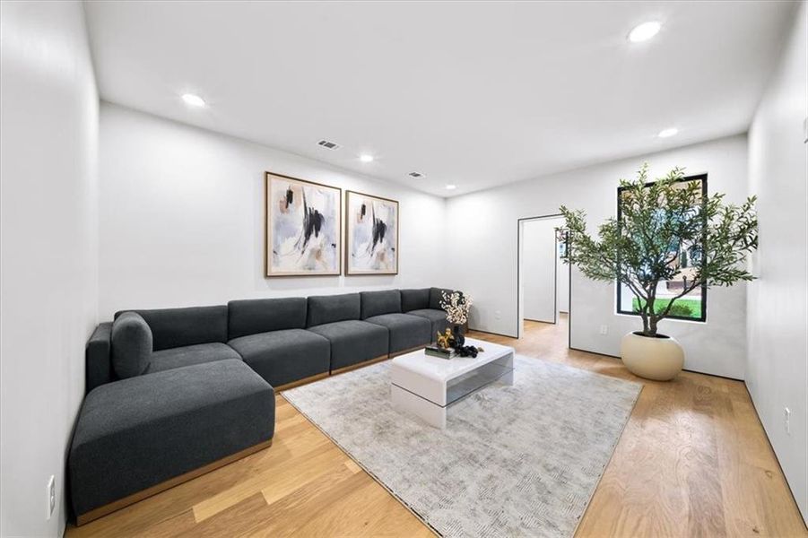 Furnished interior view inside a new home in , Atlanta (Image 8).