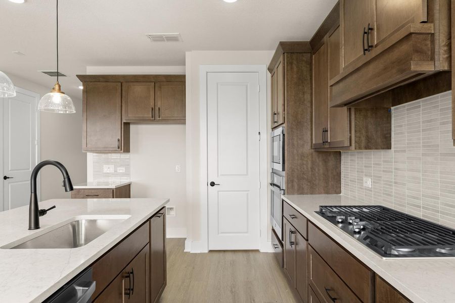 Furnished interior view inside a new home in Garden Collection at Union Park, Little Elm (Image 6).