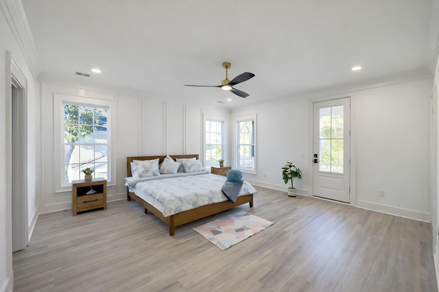 Furnished interior view inside a new home in , North Charleston (Image 42).