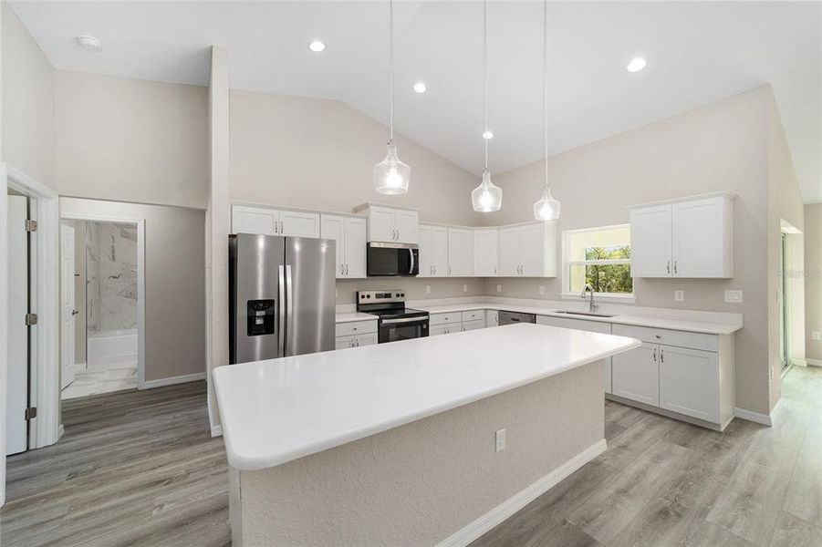 Furnished interior view inside a new home in , Dunnellon (Image 9).
