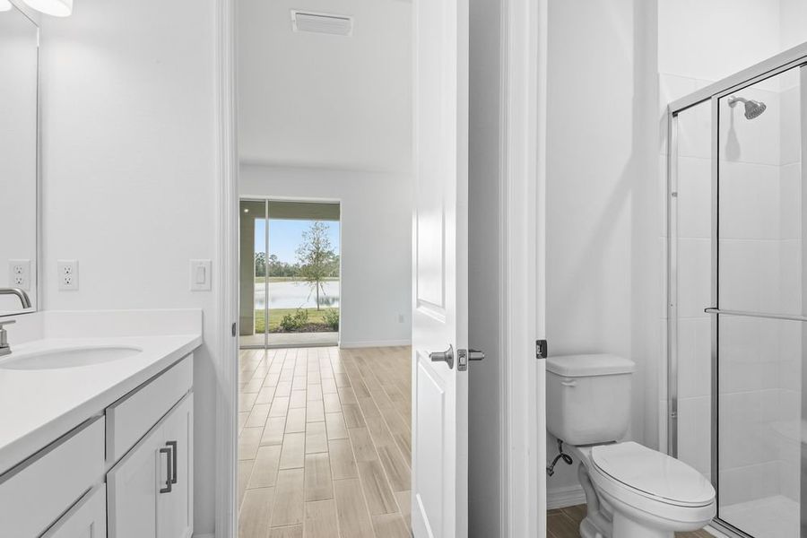 Representative furnished interior of a home built from the Barbados by Taylor Morrison in Ardisia Park, New Smyrna Beach (Image 16).