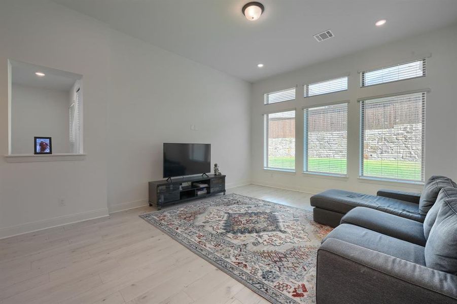 Furnished interior view inside a new home in , Fate (Image 5). Furnished interior view inside a new home in , Fate (Image 5).