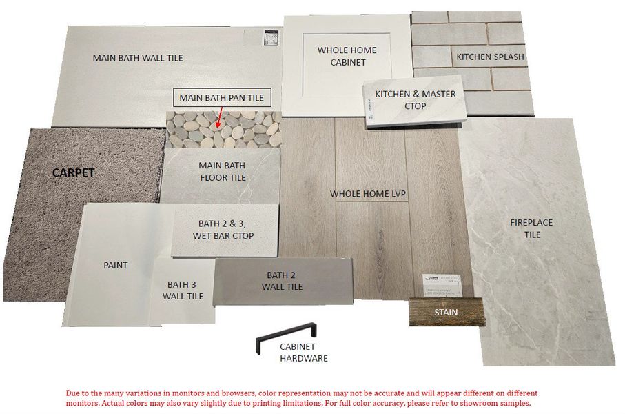Representative photo of design selections for 8777 San Diego Way