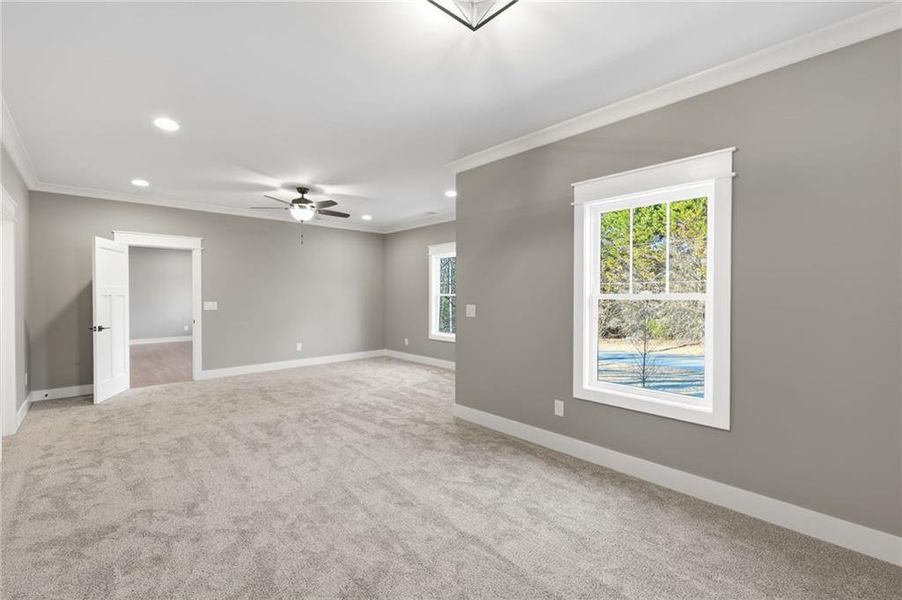 Spacious, unfurnished interior of a new home in , Buford (Image 48).