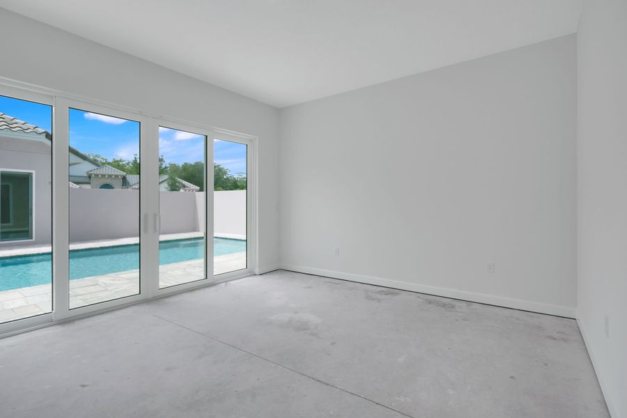 Representative unfurnished interior of a home built from the The Courtyard Junior by ABD Development in Toscana, Palm Coast (Image 30).