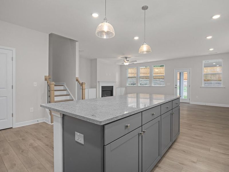 Furnished interior view inside a new home in Sage on North Main, Wake Forest (Image 7).