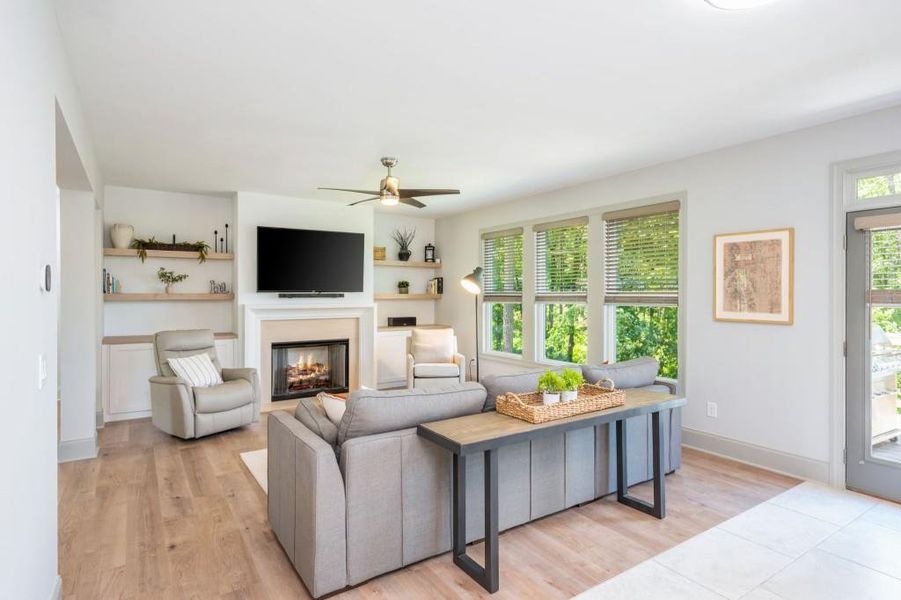 Furnished interior view inside a new home in Liberty Springs, Woodstock (Image 44).