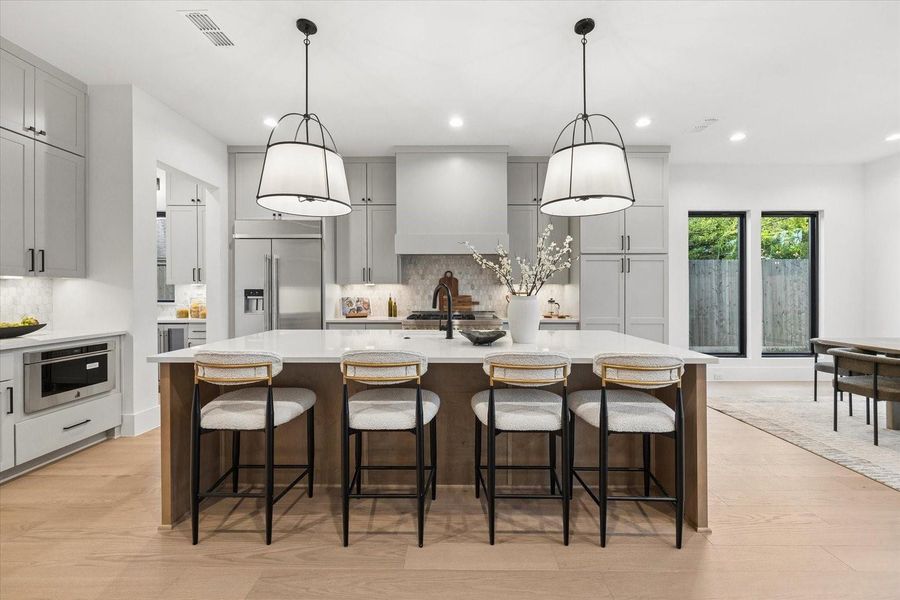 Furnished interior view inside a new home in , Houston (Image 18).