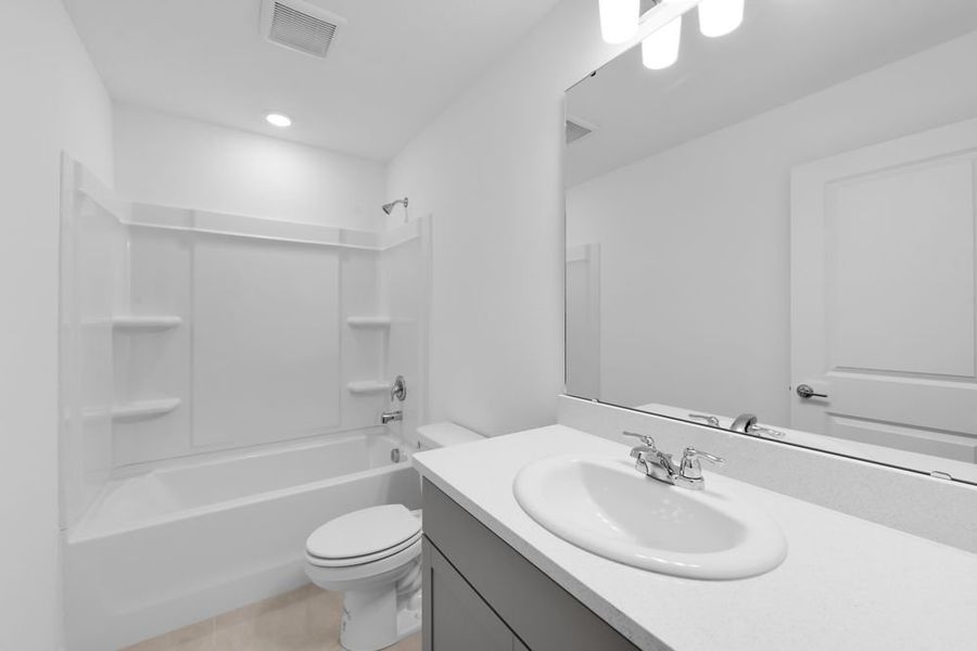 Furnished interior view inside a new home in Vinterra Townhomes, Nokomis (Image 6). Furnished interior view inside a new home in Vinterra Townhomes, Nokomis (Image 6).